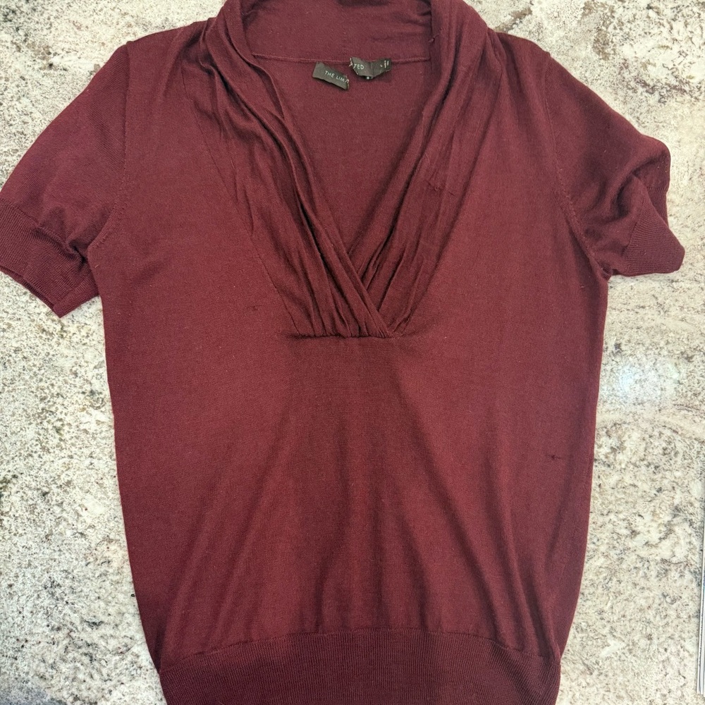 “The Limited” Burgundy Blouse